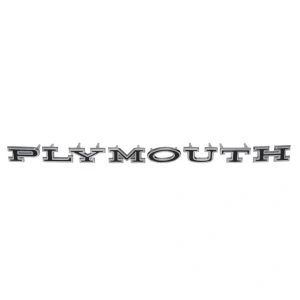 1966 Plymouth Valiant Hood and Trunk Letters - PLYMOUTH - 66-71 Plymouth A and B-Bodies