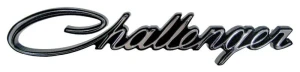 Grille Emblem - "Challenger" - 70 Challenger - Image 1 of 4