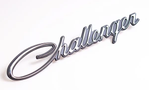 Fender Emblem - "Challenger" - 70 Challenger; 72-74 Challenger (Quarter Panel Emblem); 70-72 Challenger (Trunk Lid Emblem) - Image 2 of 3