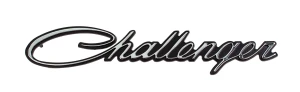 Fender Emblem - "Challenger" - 70 Challenger; 72-74 Challenger (Quarter Panel Emblem); 70-72 Challenger (Trunk Lid Emblem) - Image 1 of 3