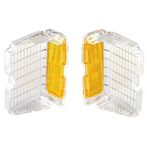 Parking Lamp Lenses - Clear - Pair - 72 El Camino Sprint Chevelle Wagon - Image 4 of 6