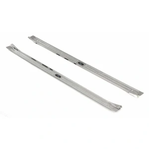 Door Sill Plates - Fisher Logo Tag - Pair- 67-69 Camaro Firebird - Image 4 of 9