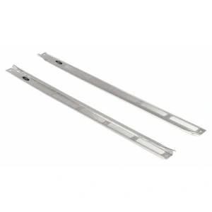 Door Sill Plates - Fisher Logo Tag - Pair- 70-72 Camaro - Image 1 of 7