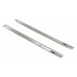 Door Sill Plates - Fisher Logo Tag - Pair- 70-72 Camaro - Image 4 of 7