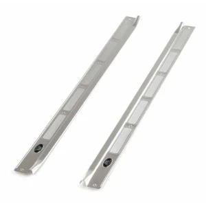 Door Sill Plates - Fisher Logo Tag - Pair- 70-72 Camaro - Image 5 of 7