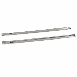 Door Sill Plates - Fisher Logo Tag - Pair- 70-72 Camaro - Image 6 of 7