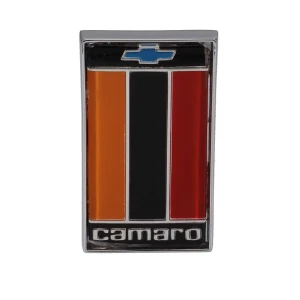 Trunk Emblem - Camaro with Bowtie Orange - 75-77 Camaro - Image 1 of 6