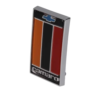 Trunk Emblem - Camaro with Bowtie Orange - 75-77 Camaro - Image 5 of 6