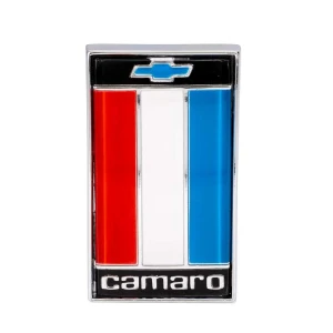Trunk Emblem - Camaro with Bowtie Red - 75-77 Camaro - Image 2 of 5
