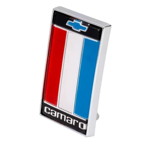 Trunk Emblem - Camaro with Bowtie Red - 75-77 Camaro - Image 4 of 5