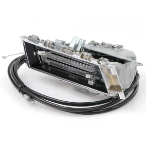 Heater Control Assembly with Cables - Models with AC - 68 Camaro Firebird - Image 6 of 6