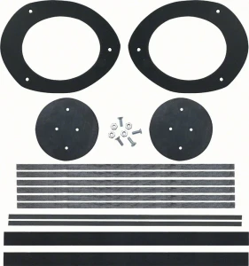 1965 Chevy Impala Dash Air Duct Seal Set - For LH and RH Side with Astro Ventilation - 68 Camaro Firebird; 65-68 Fullsize Chevy Car
