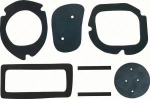 1969 Chevy Caprice Dash Air Duct Seal Set - For LH and RH Side with Astro Ventilation - 69 Camaro Firebird Fullsize Chevy Car