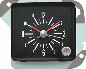 Dash Clock - 68-74 Chevy II Nova - Image 1 of 2