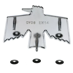 Door Panel Emblem - Bird Logo - LR or RH - 68-69 Firebird with Deluxe Interior - Image 3 of 4