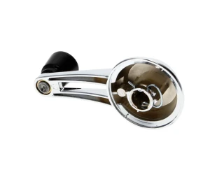Window Crank Handle - Double Arm, Black Knob - 63-64 Chevy II Nova; 64 Chevelle El Camino - Image 3 of 3