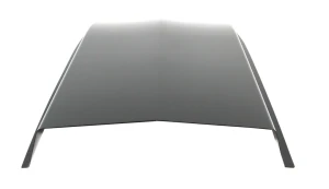 U-Fit Steel Hood Scoop - 4" Raise - Image 3 of 3