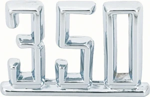 1965 Chevy Impala Fender Emblem - 350 - 67 Camaro; 65-67 Chevy II Nova