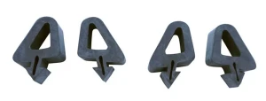 1963 Chevy Biscayne Hood Side Bumpers (4pcs) - 64 Chevelle El Camino; 63-64 Biscayne Bel Air Impala