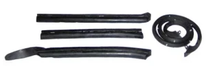 1967 Pontiac LeMans Convertible Top Weatherstrips - 5 Piece Set - 66-67 GM A-Body