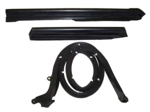 1969 Pontiac Tempest Convertible Top Weatherstrips - 5 Piece Set - 68-72 GM A-Body