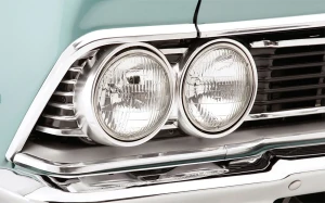 Headlight Bezels - Pair - 66 Chevelle El Camino - Image 2 of 2