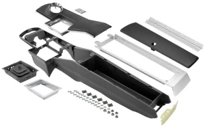 1967 Chevy Malibu Center Console Kit w/o Clock - 4 Speed - 66-67 Chevelle El Camino