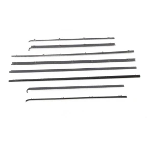 Front and Rear Door Beltline Window Felts - 64 Chevelle 2 Door Sedan Post - Image 2 of 6