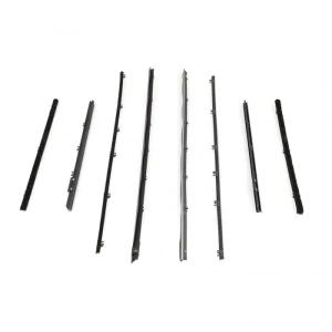 Front and Rear Door Beltline Window Felts - Inner & Outer - 65 Chevelle Convertible - Image 1 of 3