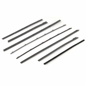 Front and Rear Door Beltline Window Felts - Inner & Outer - 65 Chevelle Coupe - Image 1 of 6