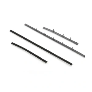 Front and Rear Door Beltline Window Felts - Outer - 66-67 Chevelle Convertible - Image 1 of 6