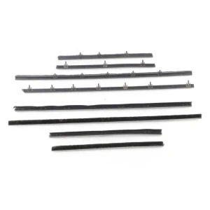 Front and Rear Door Beltline Window Felts - 66-67 Chevelle Convertible - Image 2 of 6
