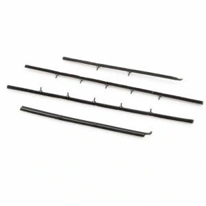 Front and Rear Door Beltline Window Felts - Outer - 66-67 Chevelle Coupe - Image 5 of 6