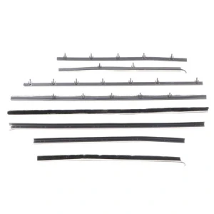 Front and Rear Door Beltline Window Felts - 66-67 Chevelle Coupe - Image 1 of 6