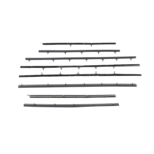 Front and Rear Door Beltline Window Felts - 66-67 Chevelle Coupe - Image 4 of 6