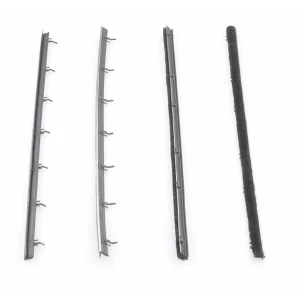 Front and Rear Door Beltline Window Felts - Inner & Outer - 66-67 El Camino - Image 3 of 6