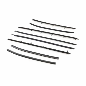 Front and Rear Door Beltline Window Felts - 68 Chevelle 2 Door Sedan Post - Image 5 of 6