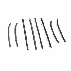 Front and Rear Door Beltline Window Felts - 68 Chevelle 2 Door Sedan Post - Image 6 of 6