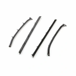 Front and Rear Door Beltline Window Felts - Outer - 68 Chevelle Coupe - Image 5 of 6