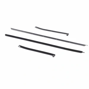 Front and Rear Door Beltline Window Felts - Outer - 69 Chevelle Convertible - Image 3 of 6