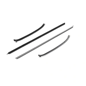 Front and Rear Door Beltline Window Felts - Outer - 69 Chevelle Coupe - Image 3 of 6