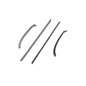 Front and Rear Door Beltline Window Felts - Outer - 69 Chevelle Coupe - Image 5 of 6
