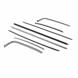Front and Rear Door Beltline Window Felts - 70-72 Chevelle Coupe - Image 4 of 6