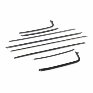 Front and Rear Door Beltline Window Felts - 70-72 Chevelle Coupe - Image 6 of 6