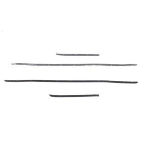 Front and Rear Door Beltline Window Felts - Outer - 68 Camaro Convertible with Special Belt Moldings - Image 1 of 7