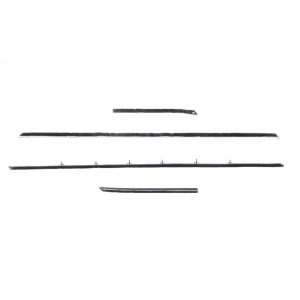 Front and Rear Door Beltline Window Felts - Outer - 68-69 Camaro Convertible - Image 5 of 7