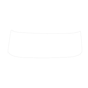 Windshield - Clear - 62-67 Chevy II Nova Coupe & Convertible - Image 2 of 3
