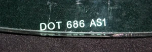 Windshield - Green Tint - 62-67 Chevy II Nova 2/4DR Sedan - Image 3 of 3