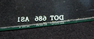 Windshield without Antenna - Clear - 68-72 Chevy II Nova 2DR - Image 3 of 3