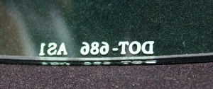 Windshield without Antenna - Green Tint - 68-72 Chevy II Nova 2DR - Image 3 of 3